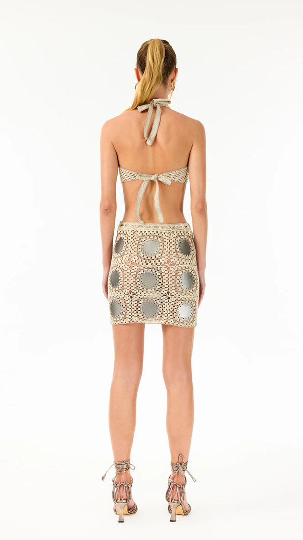 Taffy Hand-Crochet Crop Top