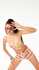 Sugarplum Hand-Crochet Shorts