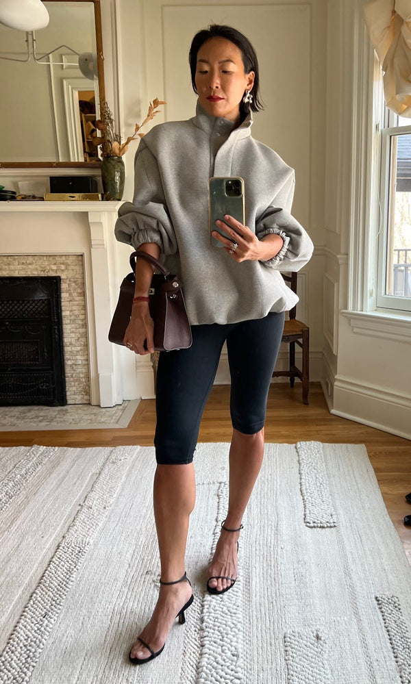 Capri Stretch-cotton Jersey Legging