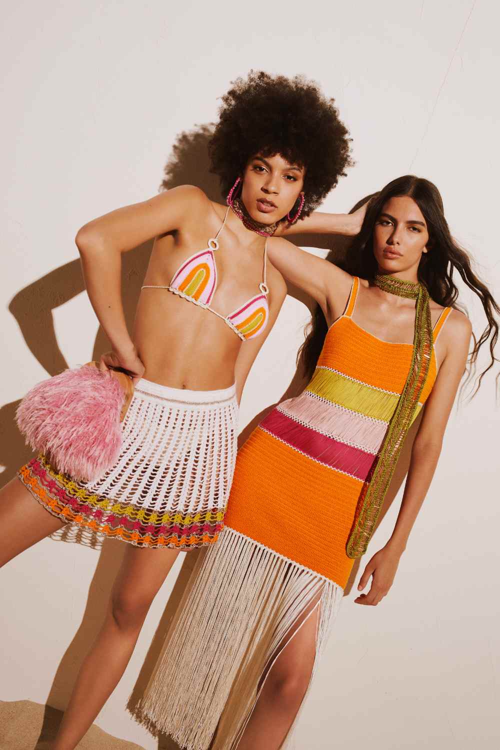 Bonbon Fringe Maxi Dress