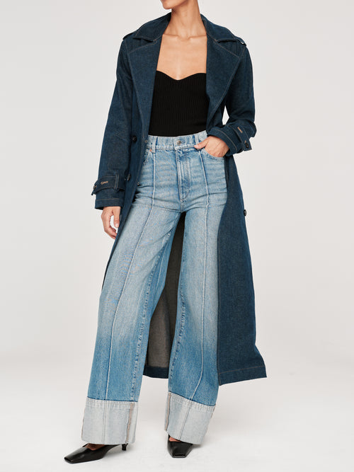 Springdale Cuffed Hepburn Wide Leg 32" Jeans