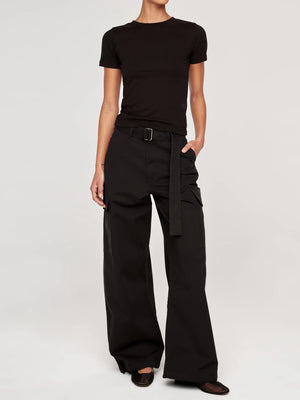 Black Refined Tee