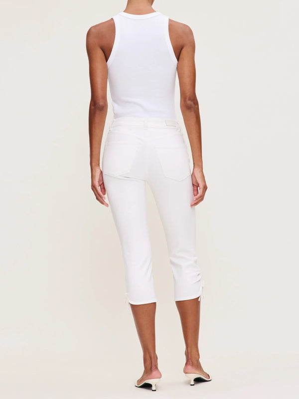 White Bardot 21" Capri