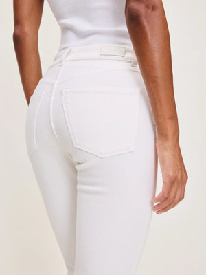 White Bardot 21" Capri
