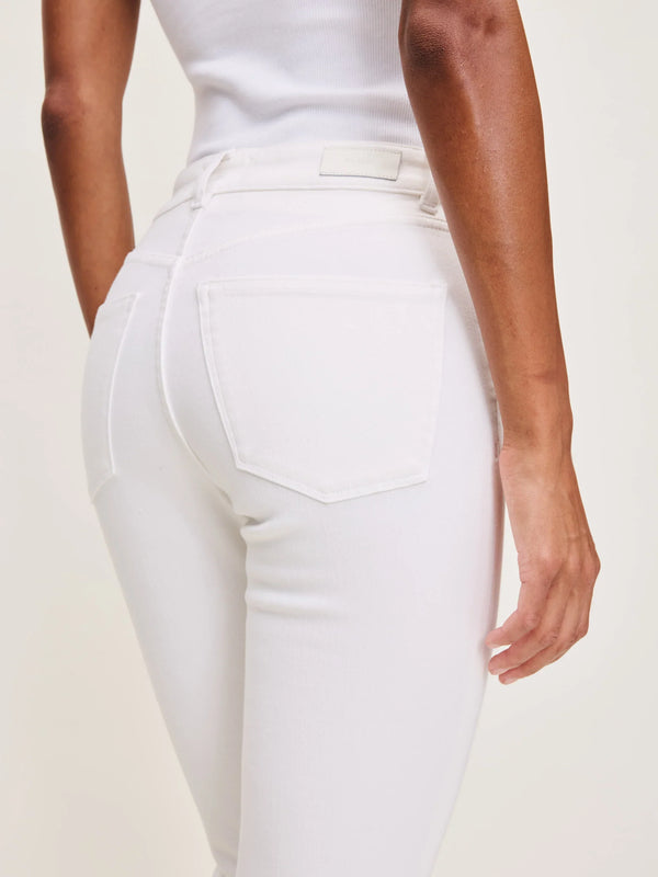 White Bardot 21" Capri