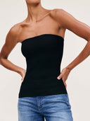 Black Tube Top Instasculpt Rib