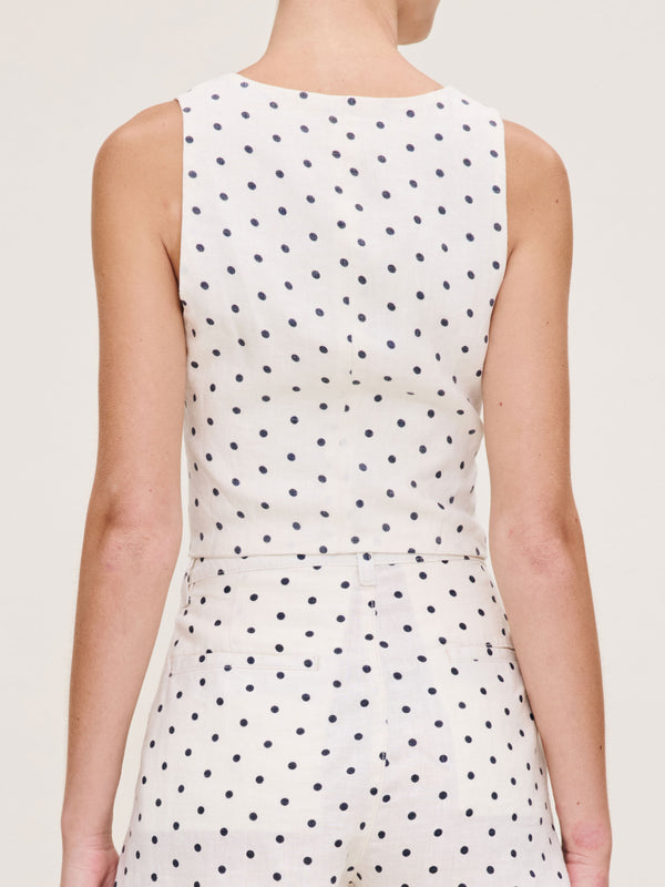 Lizzie Polka Dot Top