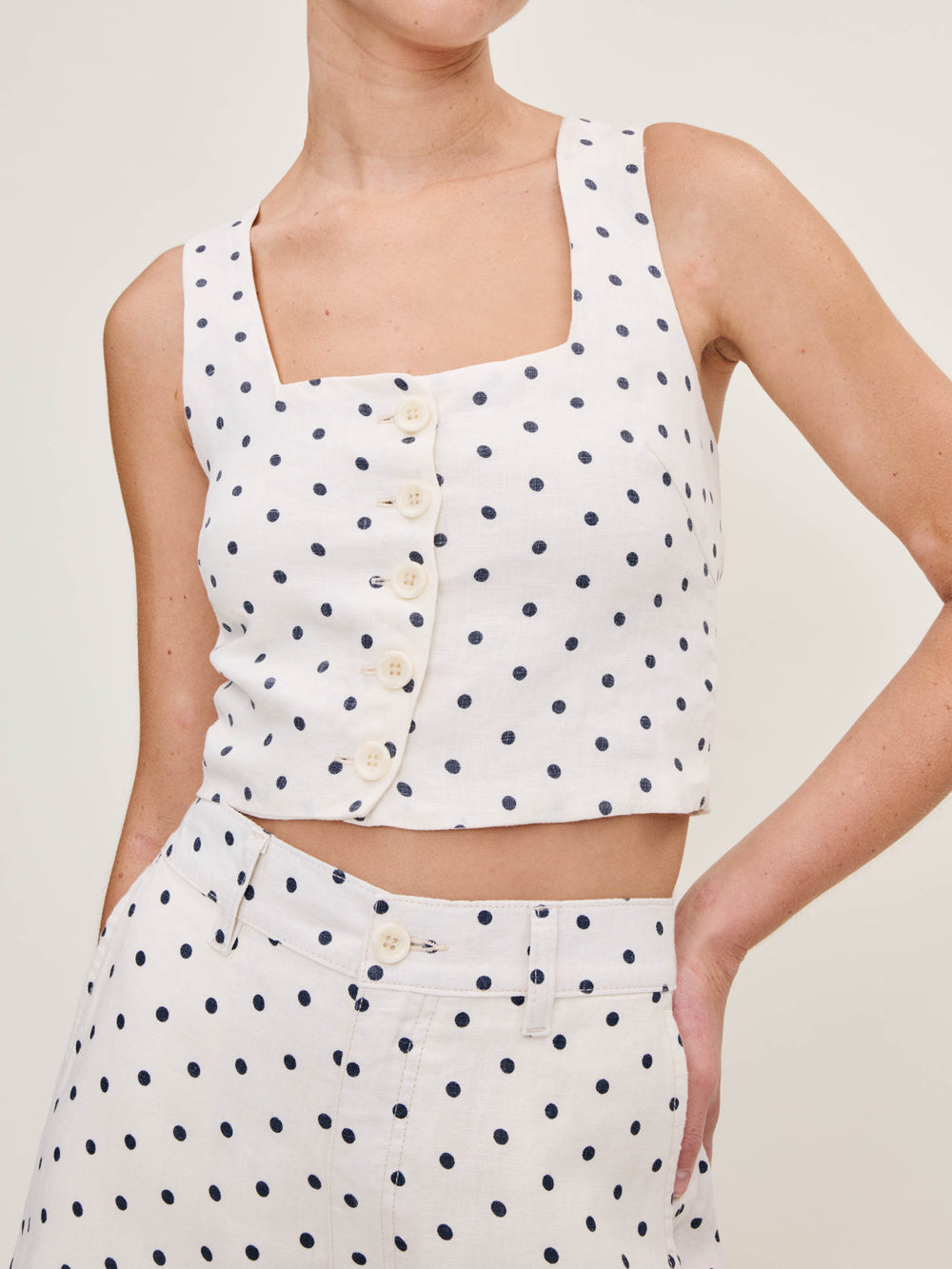 Lizzie Polka Dot Top