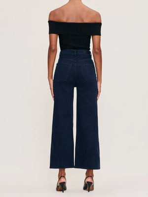Black Off Shoulder Top  Instasculpt™ Rib