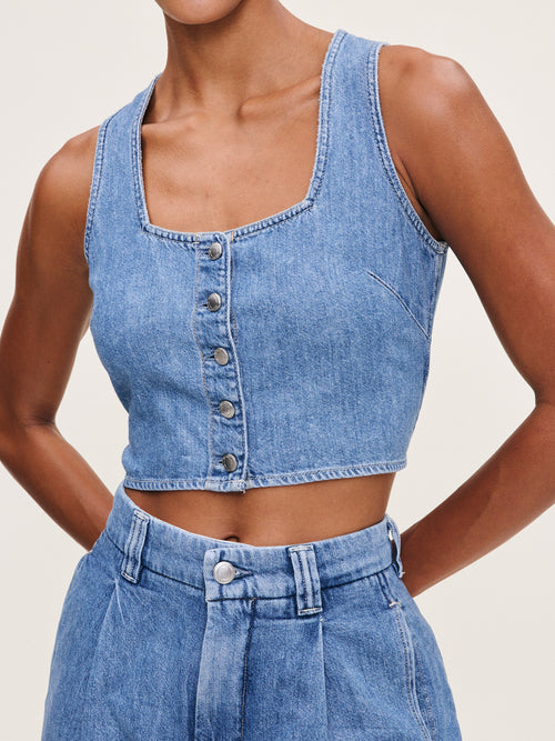 Lizzie Denim Top