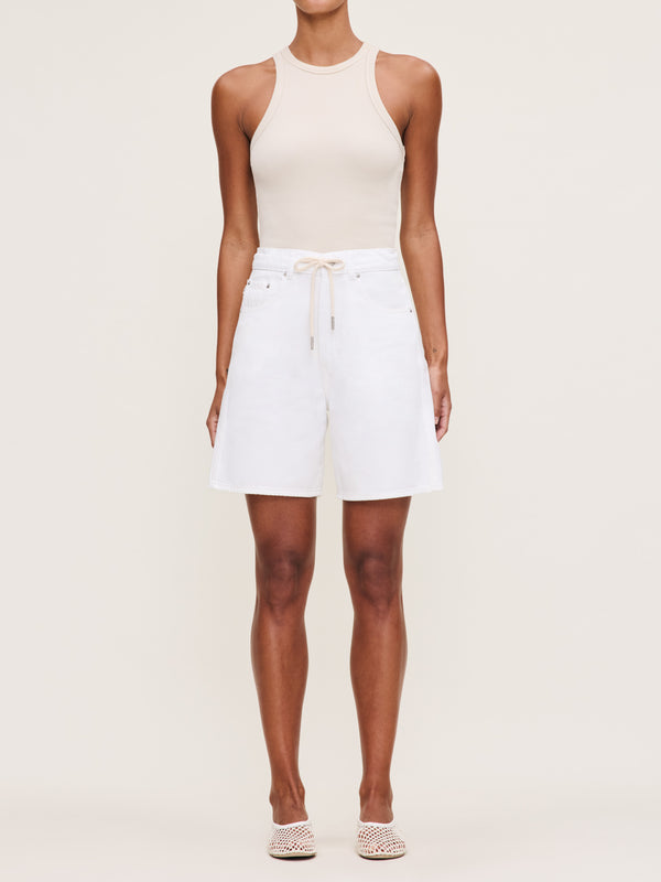 Taylor Drawstring Denim Shorts