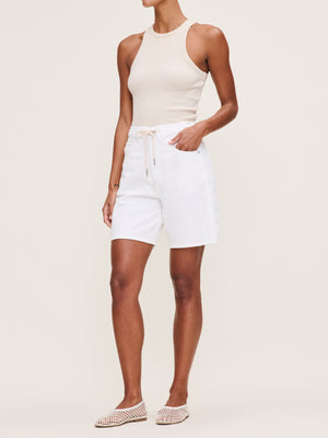 Taylor Drawstring Denim Shorts