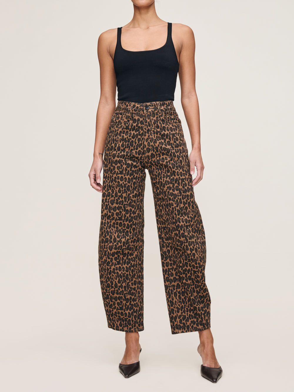 Leopard Miro Barrel 28" Jeans
