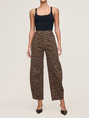 Leopard Miro Barrel 28" Jeans
