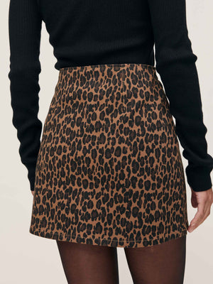Leopard Alma Mini Skirt