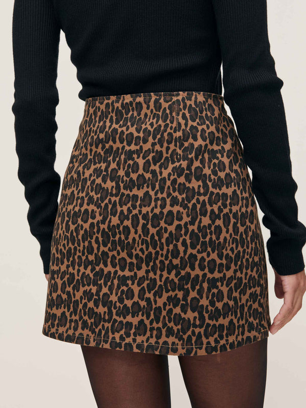 Leopard Alma Mini Skirt