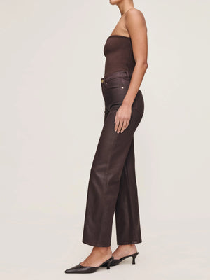 Brown Tube Top Instasculpt Fine Knit