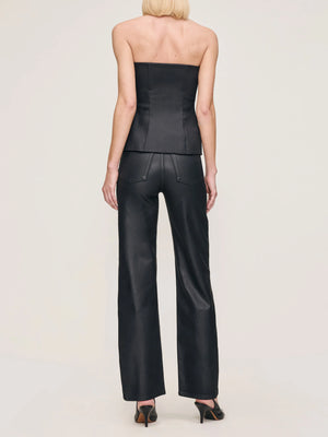 Black Coated Bustier