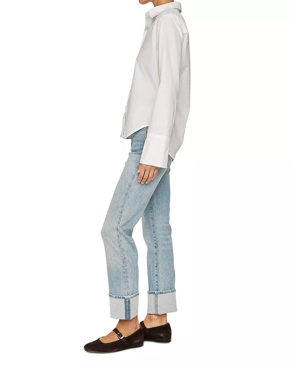 White Poplin Lisette Shirt