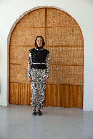 Black Fatima Vest