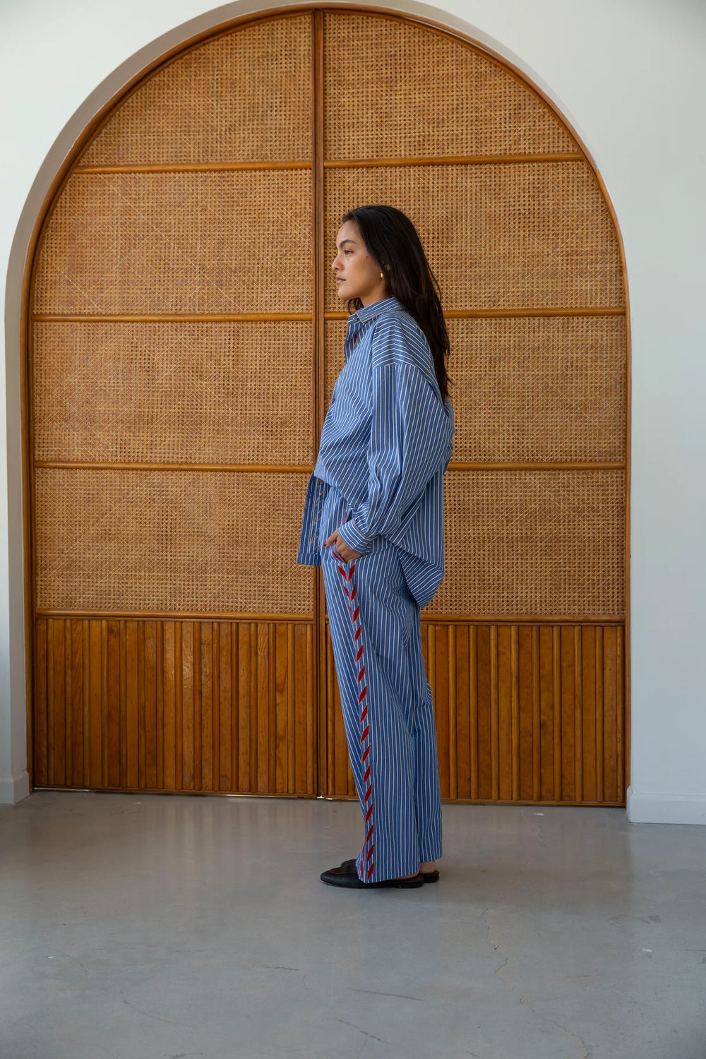 Striped Blue Lou Pants