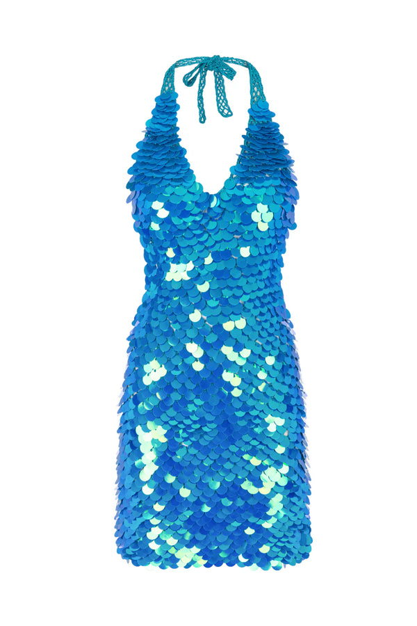 Misty Shimmer Mini Dress