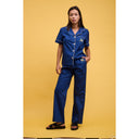 Blue Fiona Shirt & Pants Set