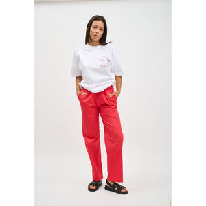 Red Strawberry Fiona Pants