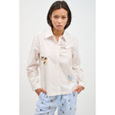 Mushroom Embroidery Karla Shirt