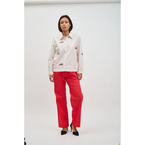Fish Embroidery Karla Shirt