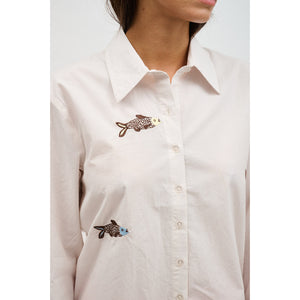 Fish Embroidery Karla Shirt