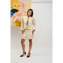 Aurora Watercolor Print Vera Jacket & Ella Skirt Set