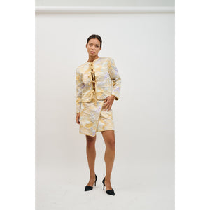 Aurora Watercolor Print Vera Jacket & Ella Skirt Set