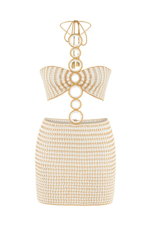 Sierra Hand-Crochet Mini Dress