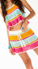 Bonbon Hand-Crochet Mini Skirt