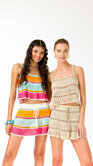 Bonbon Hand-Crochet Top