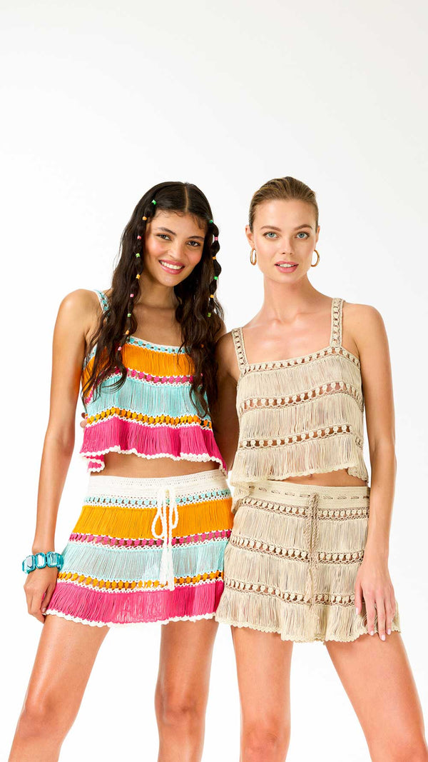 Bonbon Hand-Crochet Top