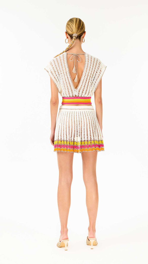 Lollipop Hand-Crochet Top