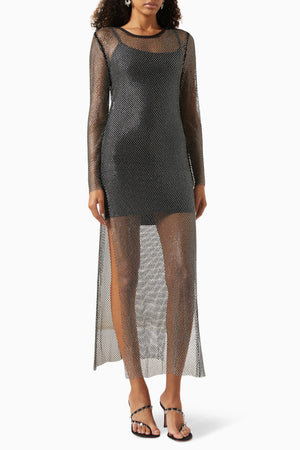 Rhinestone Maxi Dress