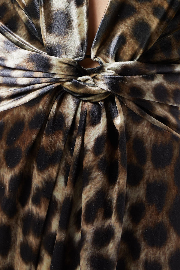 Leopard Amanda Maxi Dress 