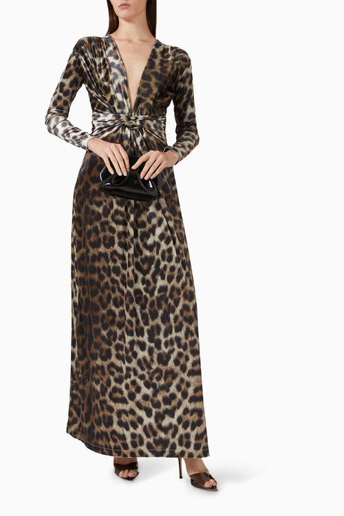 Leopard Amanda Maxi Dress 