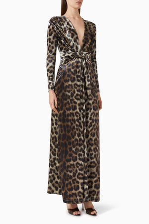 Leopard Amanda Maxi Dress 