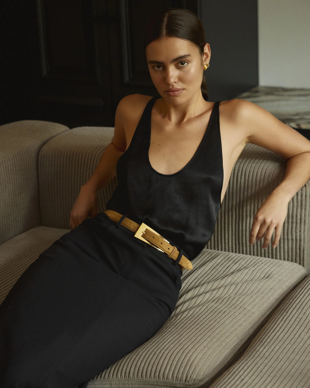 Caramel Suede No. 10 Belt