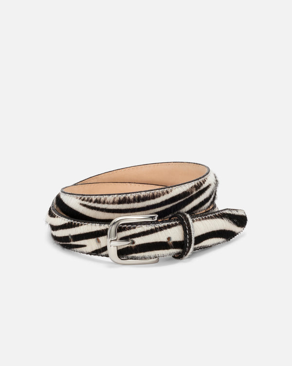 Zebra Ponyhair No. 14 Belt