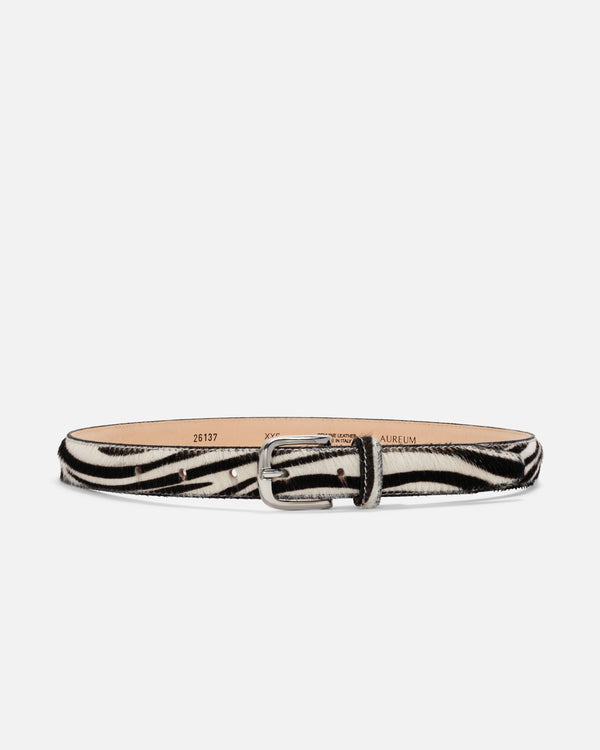Zebra Ponyhair No. 14 Belt