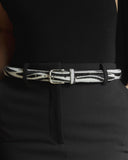 Zebra Ponyhair No. 14 Belt