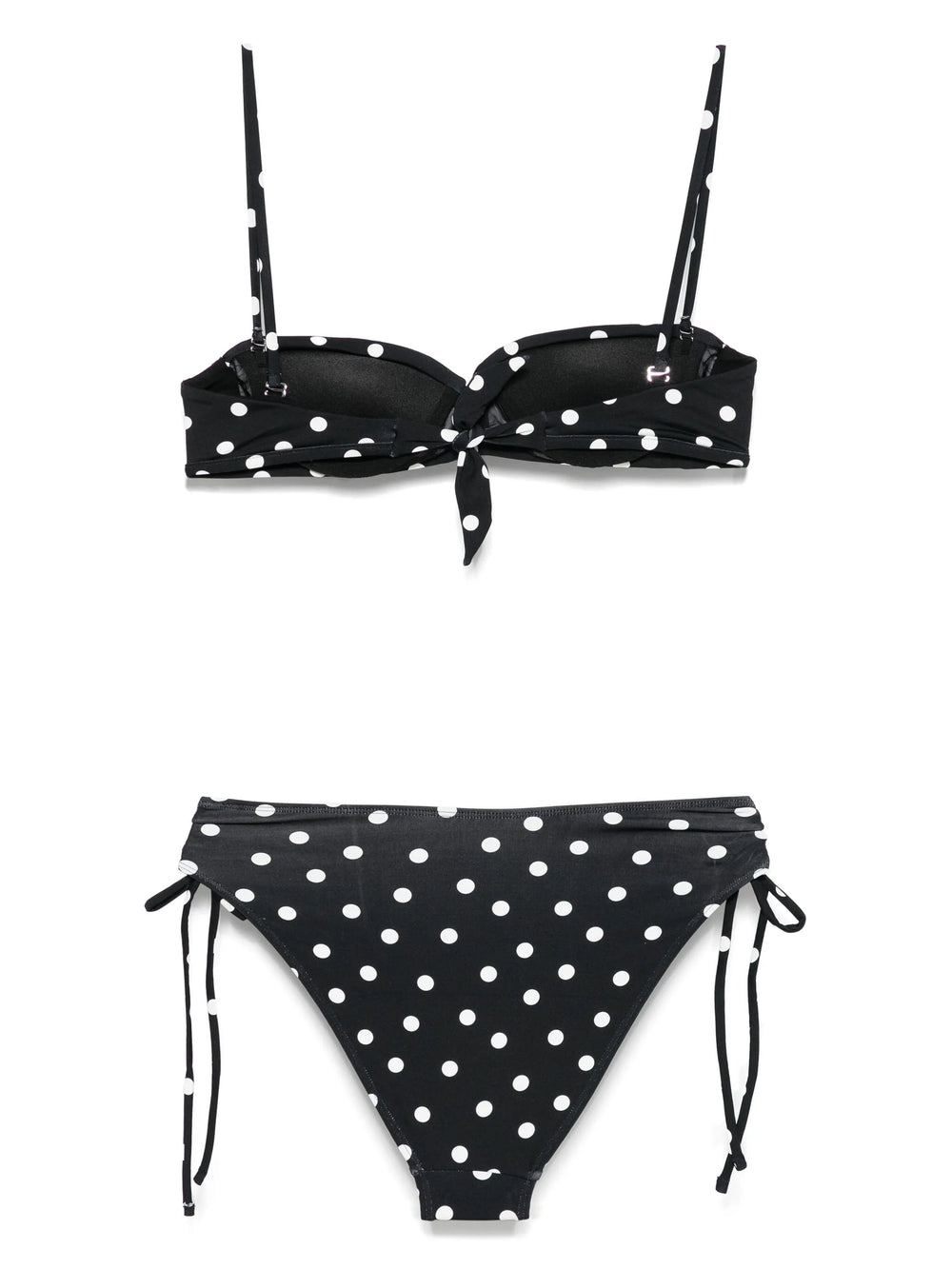 Caro Bikini Black Polka Set