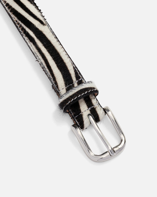 Zebra Ponyhair No. 14 Belt