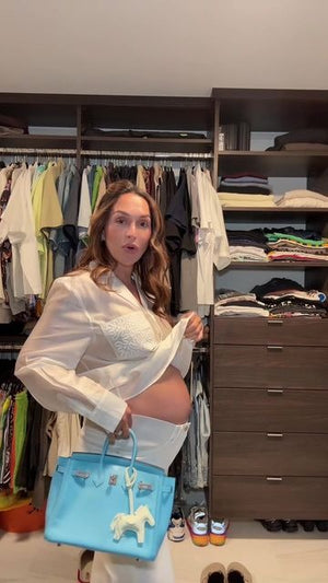 Maternity Ecru Joni Straight 32" Jeans