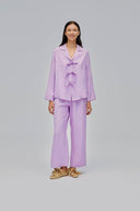 Lavender Bow Pajama Set